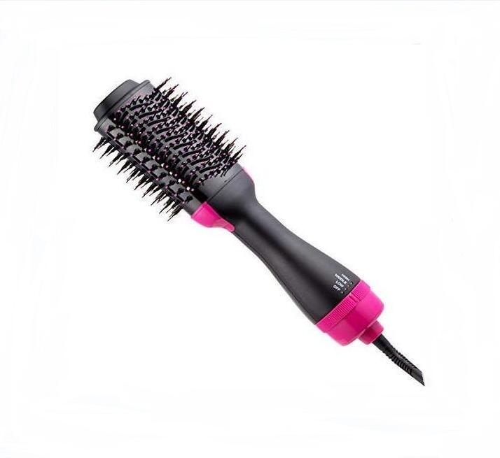 Elektrisk hårføner hårføner hår krøllejern roterende børste hårføner frisørverktøy 2 i 1 - luftbørste 01