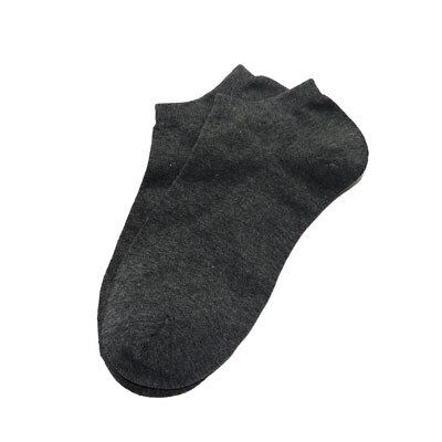 6 pcs = 3 pairs Vrouwen Sokken Meisje Vrouwelijke Korte Sokken Ankle Boot Low Cut Sokken Katoen Mengsels Sok Sokken calcetines Mujer Chaussettes: Dark Grey