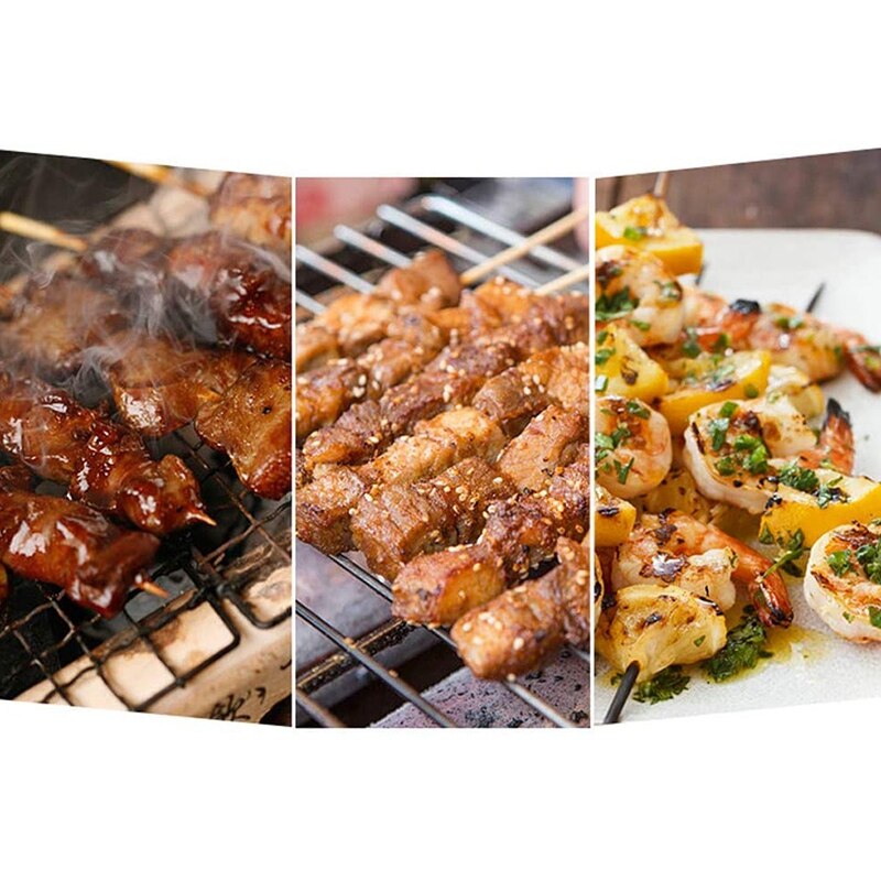 12 bâtons de torréfaction de guimauve, 9.45 pouces de Long en acier inoxydable fourchettes brochettes de -Dog prolongeant