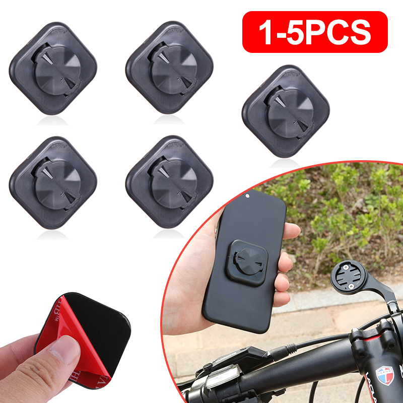 Fiets Telefoon Mount Sticker Mtb Fietsen Telefoon Houder Ondersteuning Stand Rijden Sterke Lijm Terug Knop Plakken Adapter Voor Garmin
