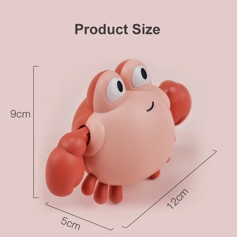 Baby Cute Animals Bath Toy Swimming Pool Water Play Bathing Ducks Crab Frog Classic Chain Clockwork Water Toys For Kids