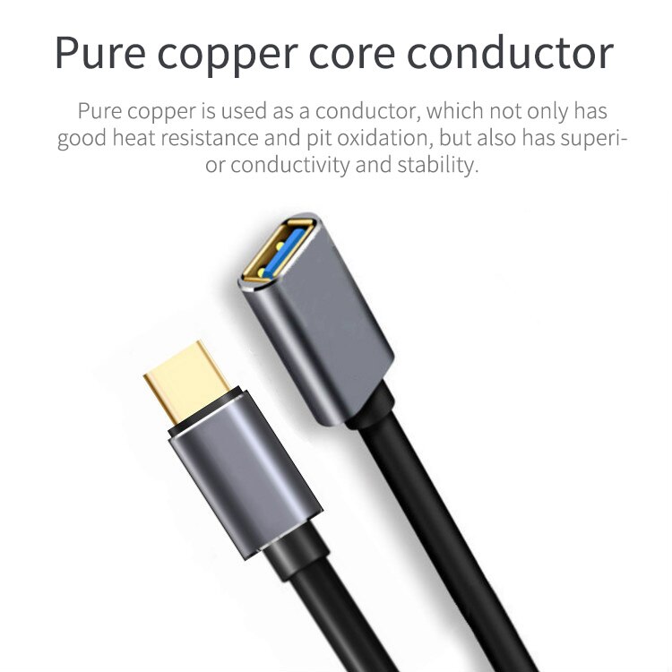 USB C Adapter OTG Cable Type C to USB 3.0 USB 2.0 Thunderbolt 3 OTG Type-C Adapter for Samsung One Plus MacBook USBC OTG Cable