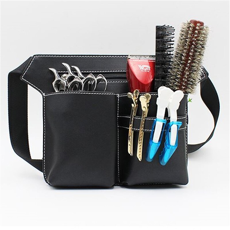 Kappersschaar kit tas multifunctionele haarschaar leren etui heupriem kapperspakket salon holster tas