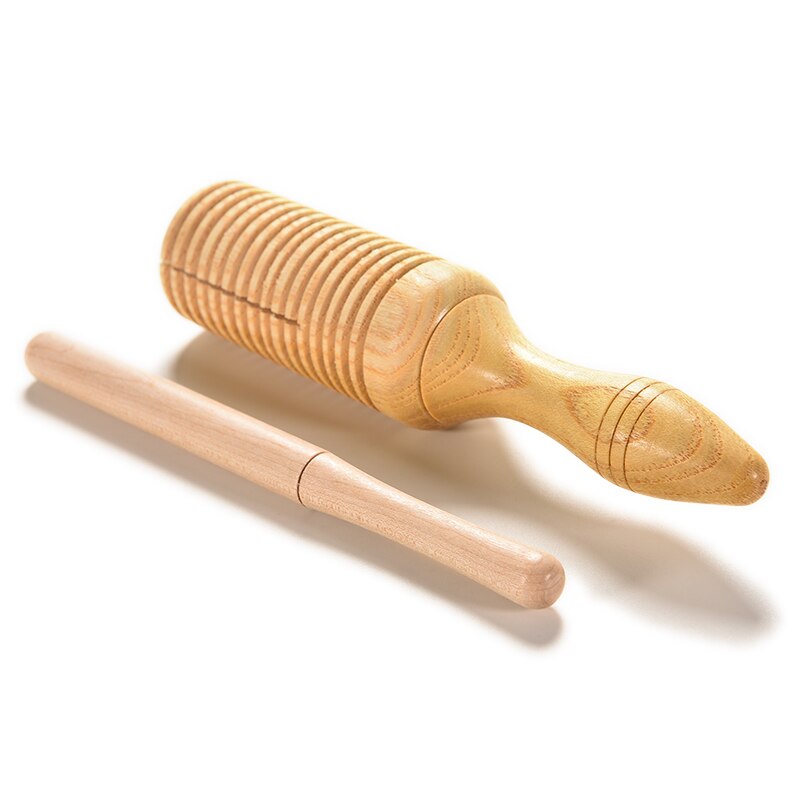 1 X Baby Musical Sound Tube Wooden Percussion for Toddle Kids Infant