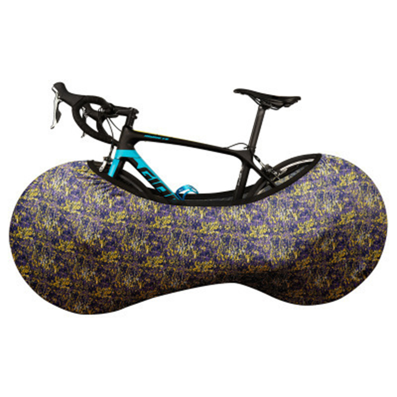 Cubierta protectora para bicicleta de montaña, equipo protector para bicicleta de carretera, cubierta de marco de ruedas antipolvo, bolsa de almacenamiento a prueba de arañazos, accesorios para bicicleta: Verde