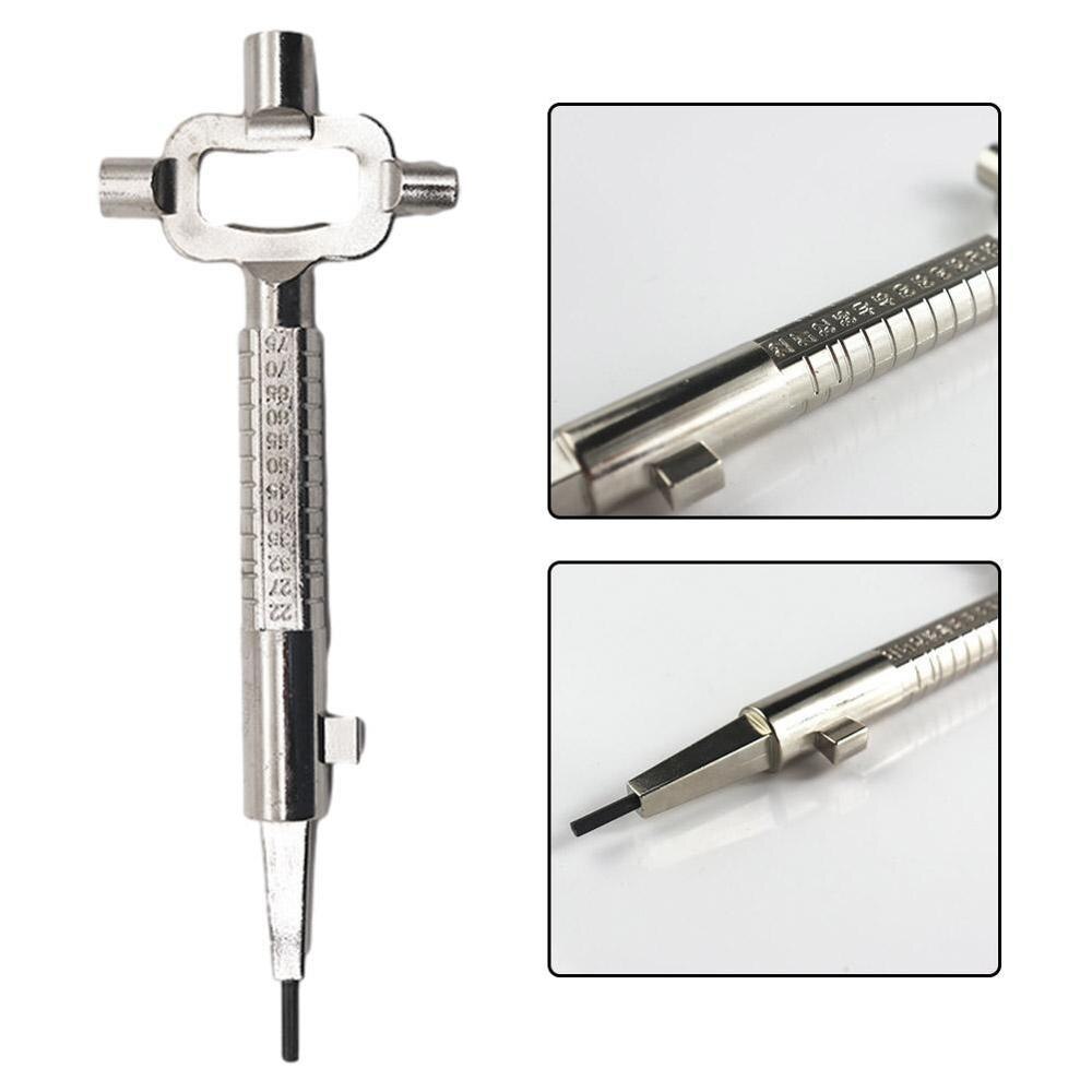 Sliver Locksmith Tool Multi Purpose Cylinder Gauge Spindle Turner Cam Turner D8W3