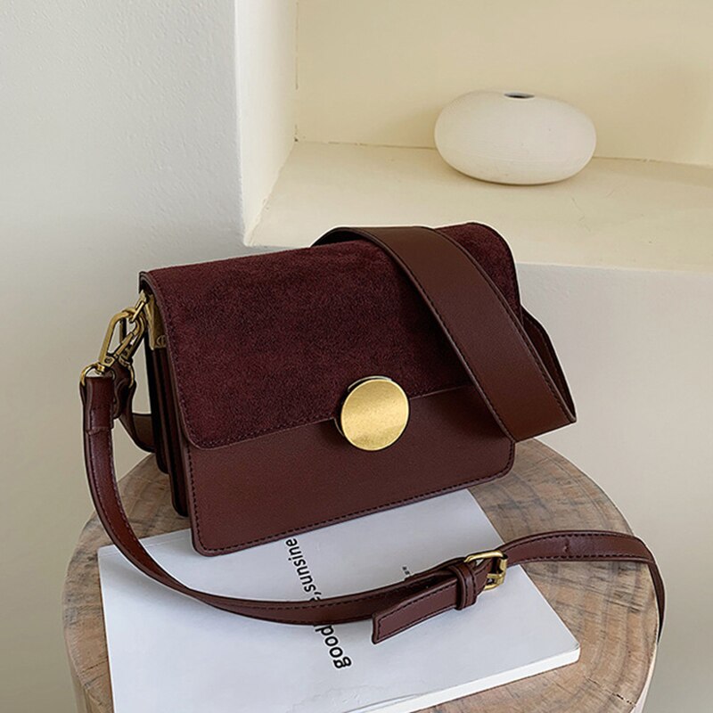 Handtas Lederen Tassen Voor Vrouwen Retro Brand Luxe Vrouwelijke Enkele Schouder Slingerde Vierkante Handtas Schouder Crossbody Vrouwen Tas