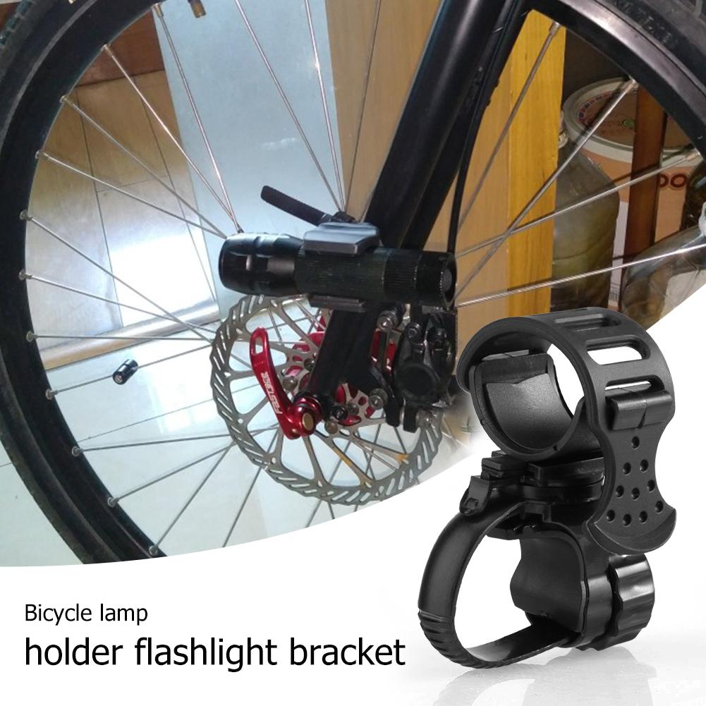 Adjustable Flashlight Holder, Mount Bicycle Mounting Bracket Flashlight Holder Torch Clip