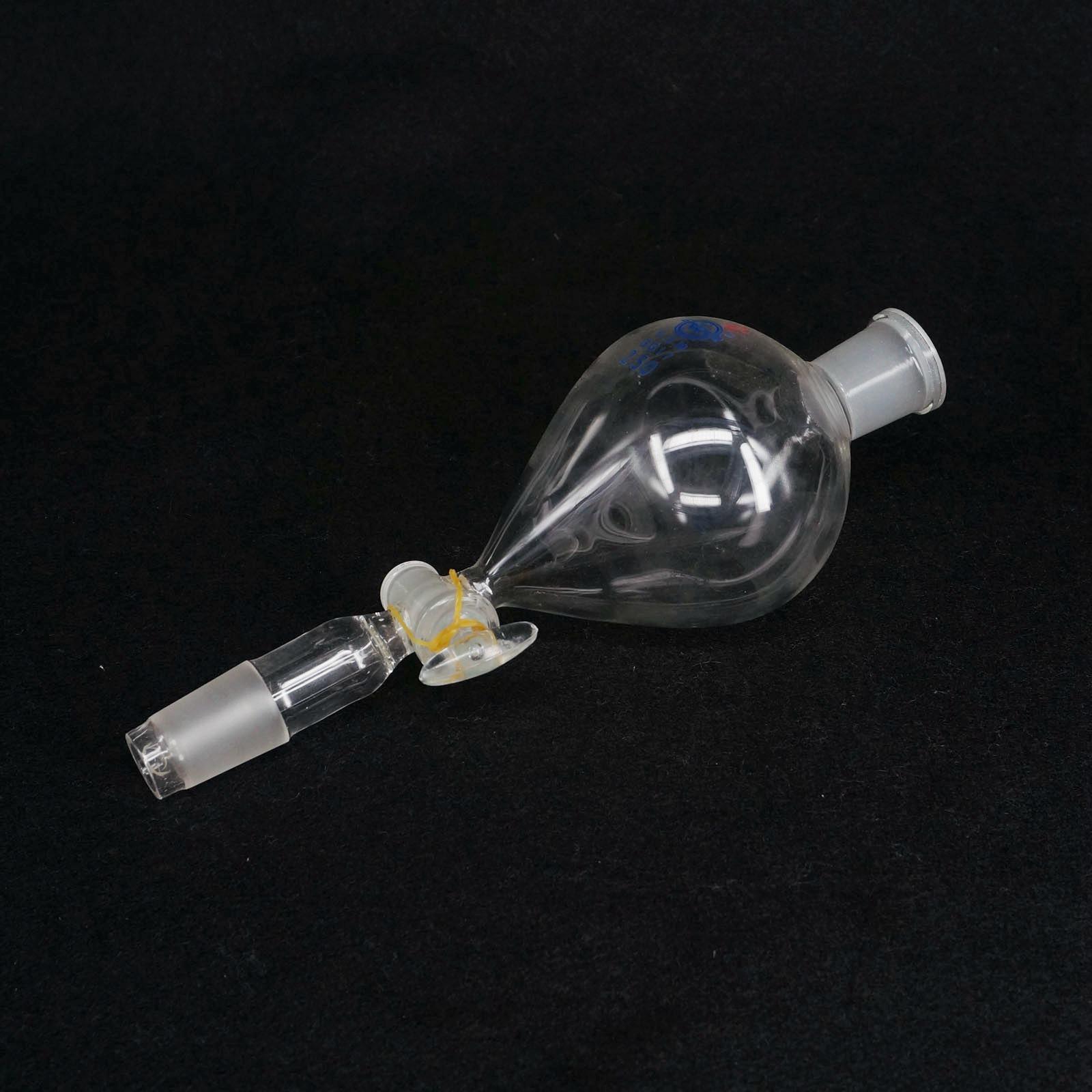 250ml 19/26 24/29 29/32 Ground Joint Ball Shaped Lab Separatory Funnel With Glass Stopcock