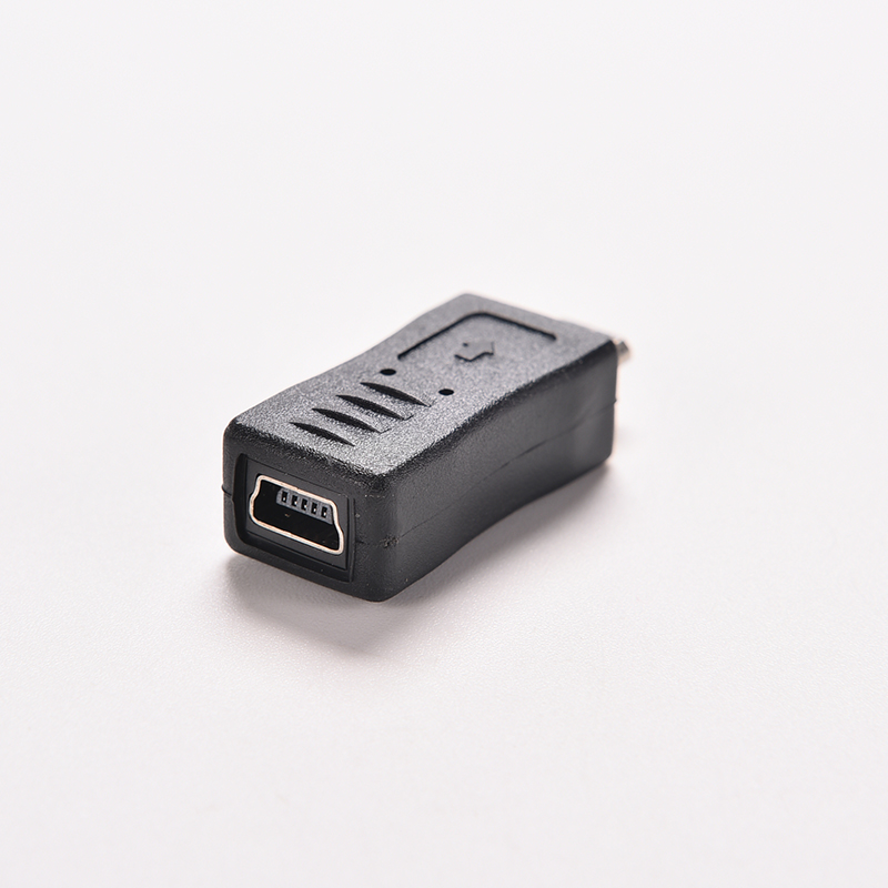 Adaptador Micro USB macho a Mini USB hembra, adaptador convertidor de conector para teléfonos móviles MP3, 1 ud.