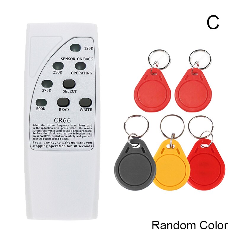 RFID ID Card Indicator Light With Copier Button Induction Portable Card Writer PUO88: c