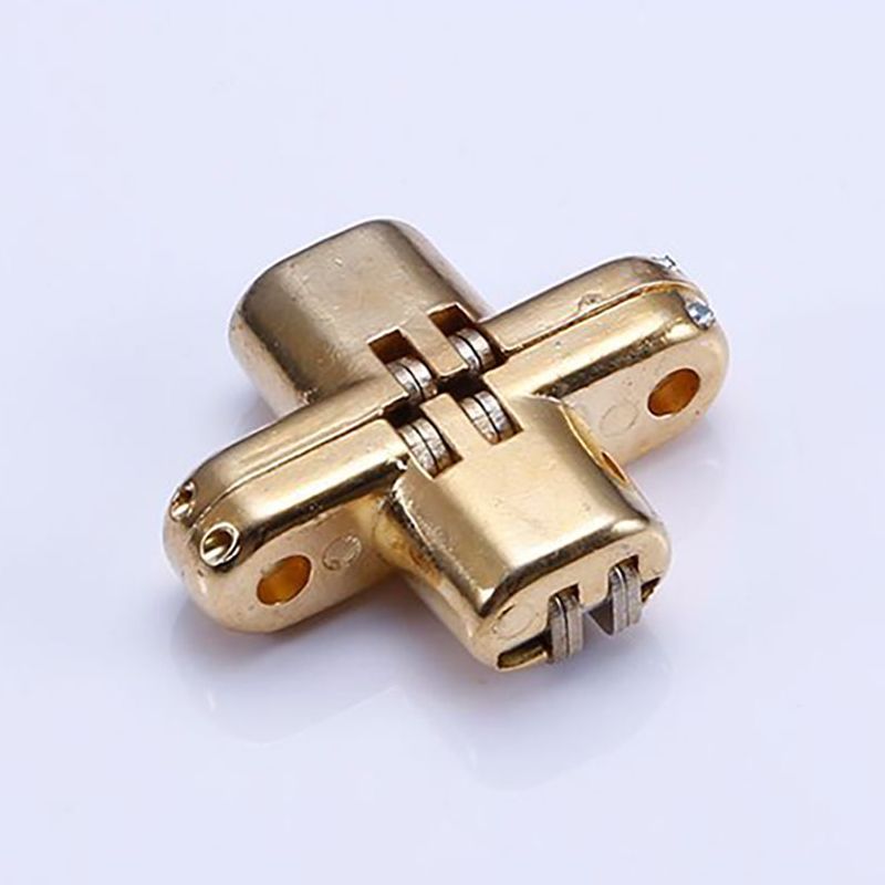 Zinklegering + ijzer verborgen kruisscharnier Onzichtbare verborgen meubelscharnieren Verborgen scharnier voor opvouwbare doe-het-zelf eettafel Raambureau