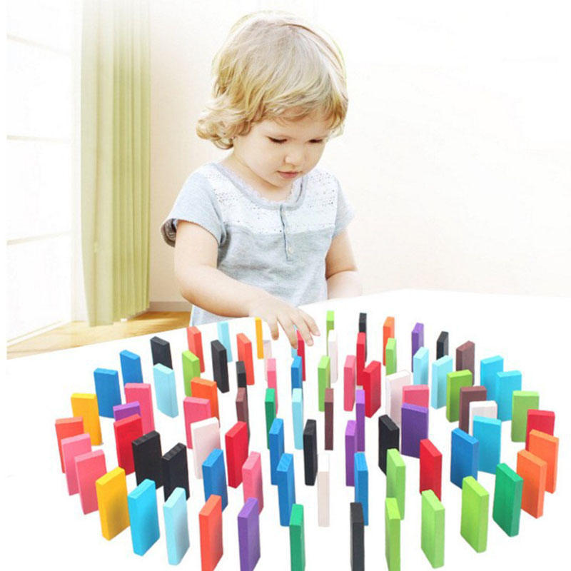 120 Stuks Dominostenen Met 10 Organen Domino Kleurrijke Speelgoed Kinderen Spelen Verbeelding Ouder-kind Spel Kinderen Playmate