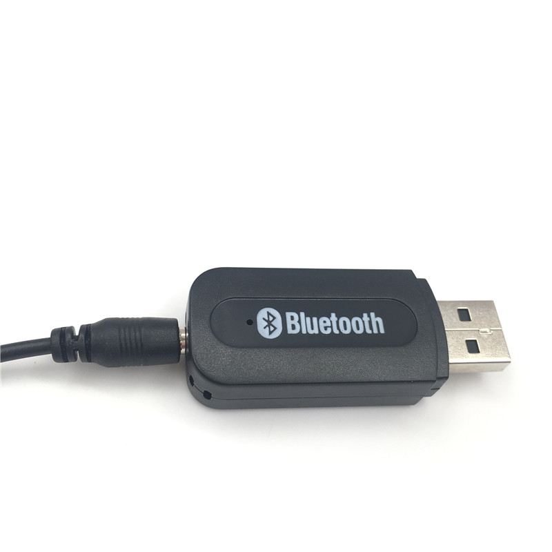 USB Bluetooth Aux Draadloze Draagbare Mini Auto Bluetooth Music Receiver Audio Adapter 3.5mm Stereo Audio voor iPhone Android telefoons