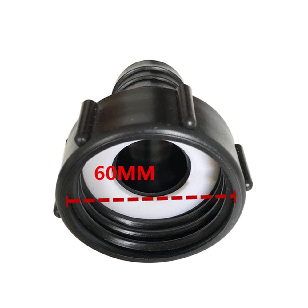 2Pcs 1000L IBC Water Tank Garden Hose Adapter Fitting 60mm Adaptor 0.75" TT-best