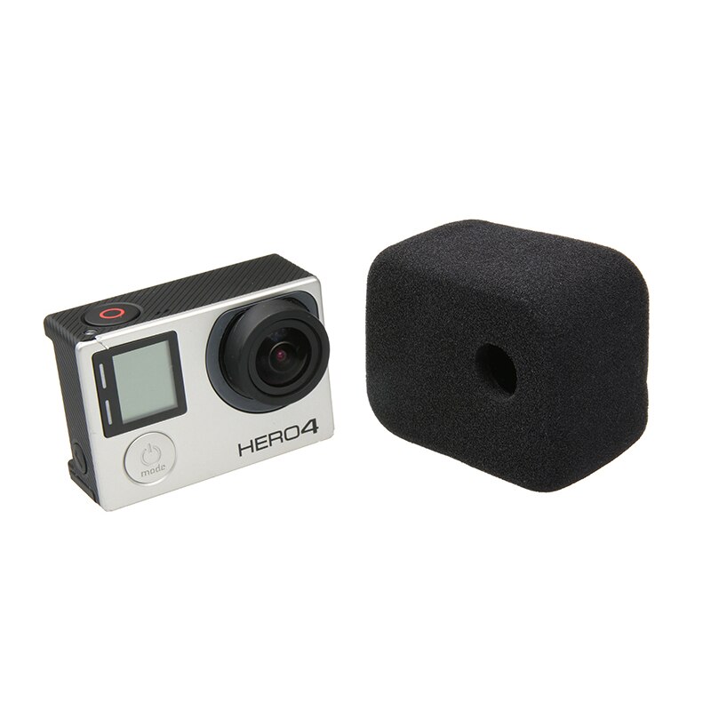 WindSlayer Foam Voorruit Voorruit Sponge Foam Cover Wind Cap Case voor Gopro Hero 4 3 3 + Xiaomi Yi Camera SJCAM Accessoires