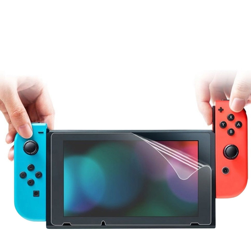 3Pc Ultra Transparent Film pour animaux de compagnie protecteur d'écran pour Nintendo Switch 100% sans bulles protecteur 99% UV Protection film