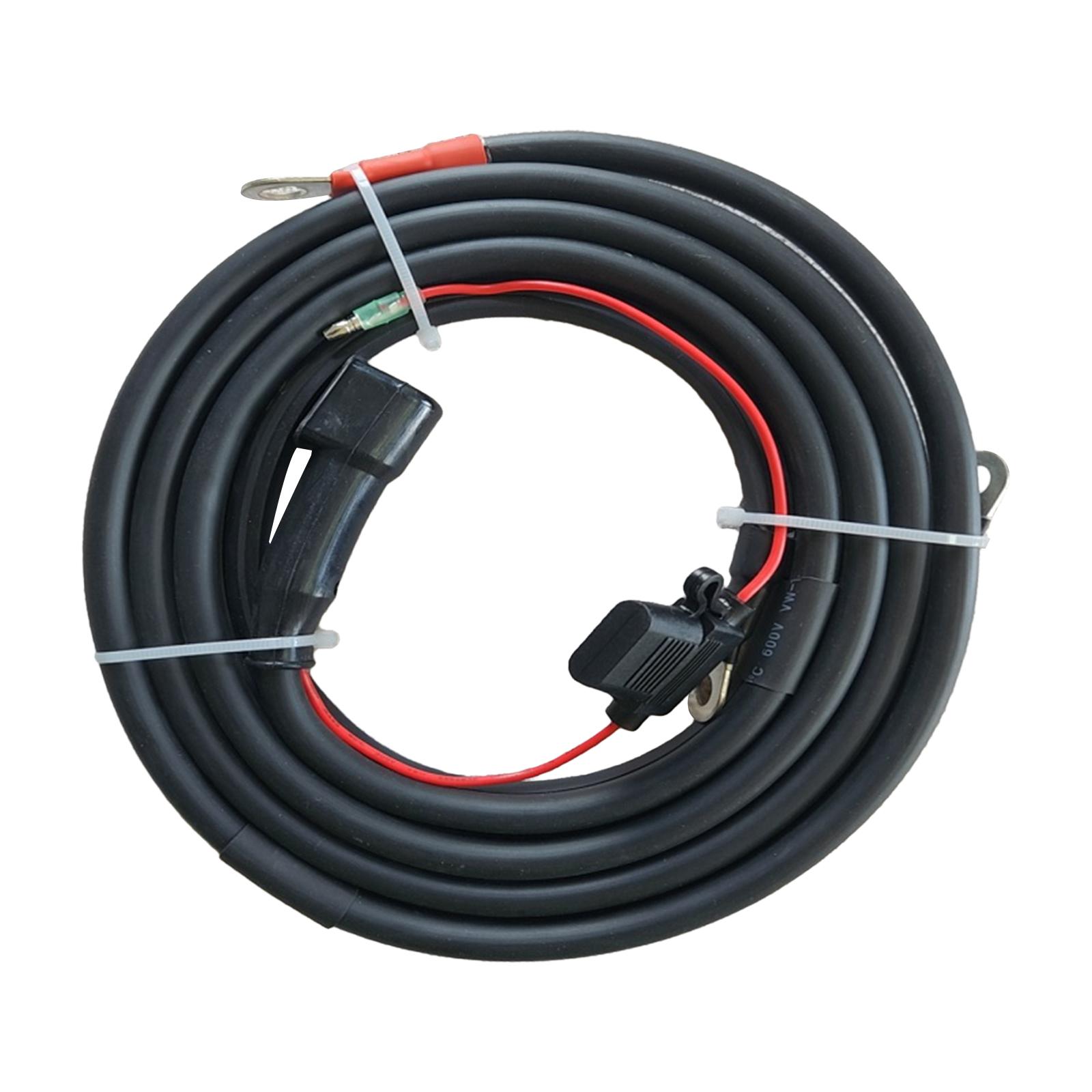 Cablaggio del cavo della batteria al motorino di avviamento per tutti i motori fuoribordo di avviamento elettrico Connettore con accessori per fusibili Alta qualità