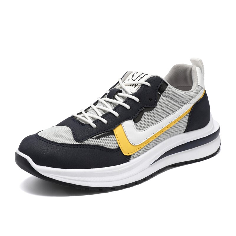 Products Men's Golf Shoes Mesh Breathable Sneakers Golf Casual Shoes Men's Coach Studless Comfortable Golf Shoes: lan se H311 / 10