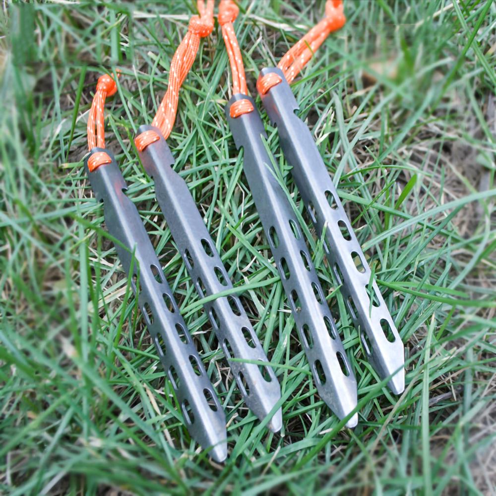Titan Zelt Anbindung V bilden Titan Spitze Winddicht draussen Camping Titan Zelt Nagel Zubehör Titan Zelt Beteiligung