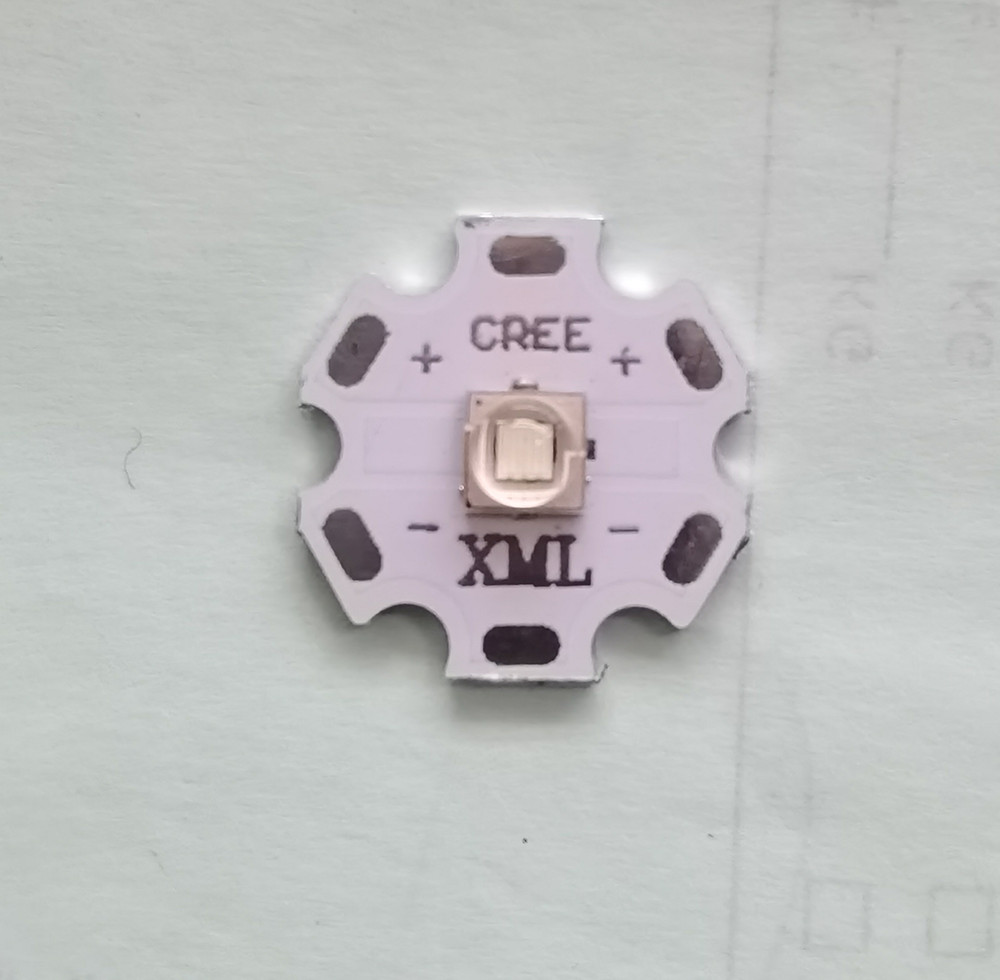 1 sztuk CREE XML XM-L T6 doprowadziło U2 10W zimny biały ciepły biały niebieski UV wysokiej dioda doprowadziło dużej mocy nadajnika diody z 16mm 20mm PCB dla majsterkowiczów