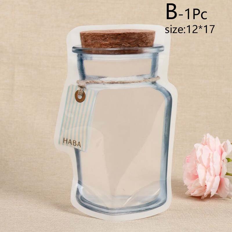 Kitchen Reusable Ziplock Bag Snack Biscuits Food Jar Bag Food Jar Bag Jar Zipper Bags Reusable Reusable Port: 2