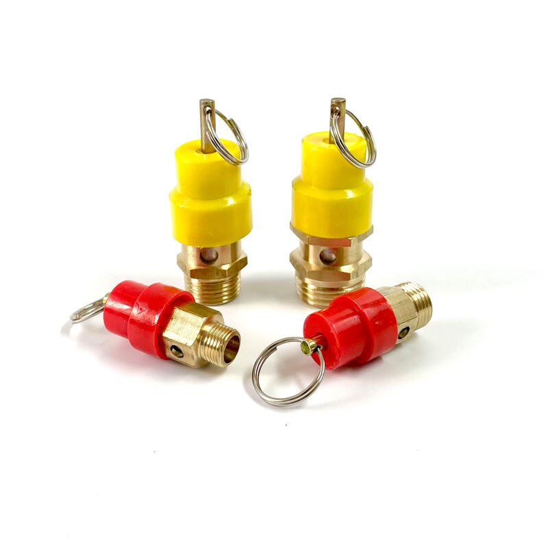 1/8 " 1/4 '' 3/8 " 1/2 "bsp 8kg luftkompressor sikkerhedsventil trykaflastningsregulator til trykrør/beholdere