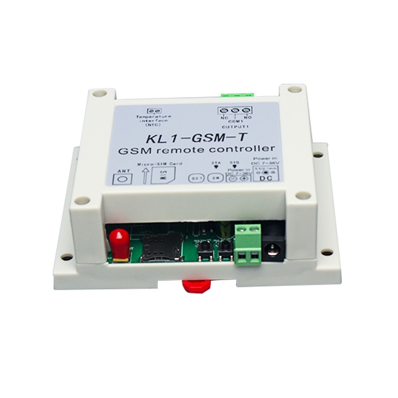 GSM ON/OFF RELAY switch access controller KL1-GSM with adaptor and temperature sensor optional