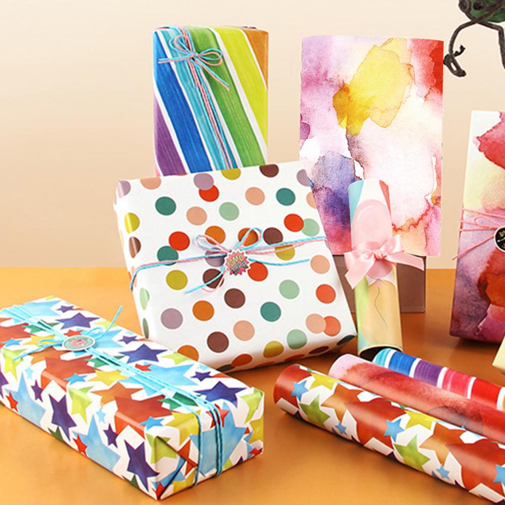 Easy to Cut Wrapping Paper Widely Applied Multi-purpose Practical DIY Christmas Wrapping Paper