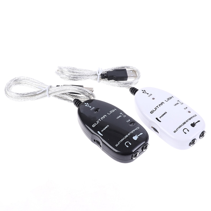 Electric Guitar Cable Audio Interface Adapter For PC Music Recording Accessories For Guitar Players USB Link