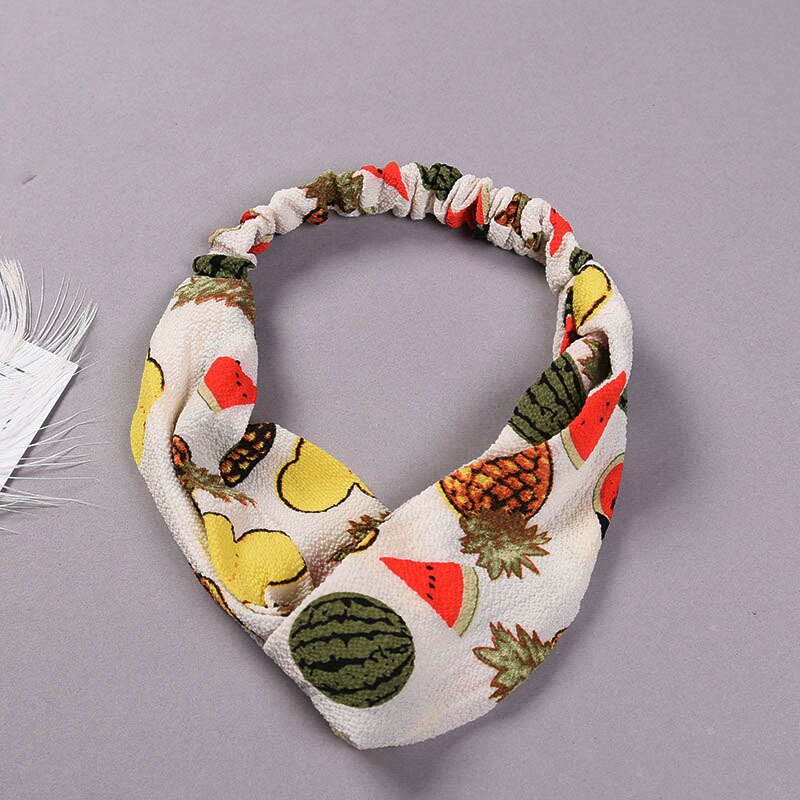 Blomst hårtilbehør dame pannebånd mor boho mamma turban hårbånd hodebånd for kvinner søte tilbehør jenter: 8