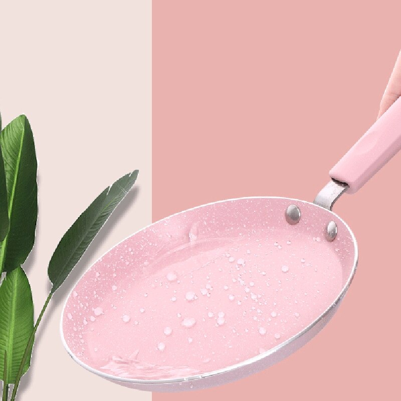 10 Inch Pink Double-Use Melaleuca Cake Pan Pan Pan Nonstick Steak Crepe Pancake Omelette