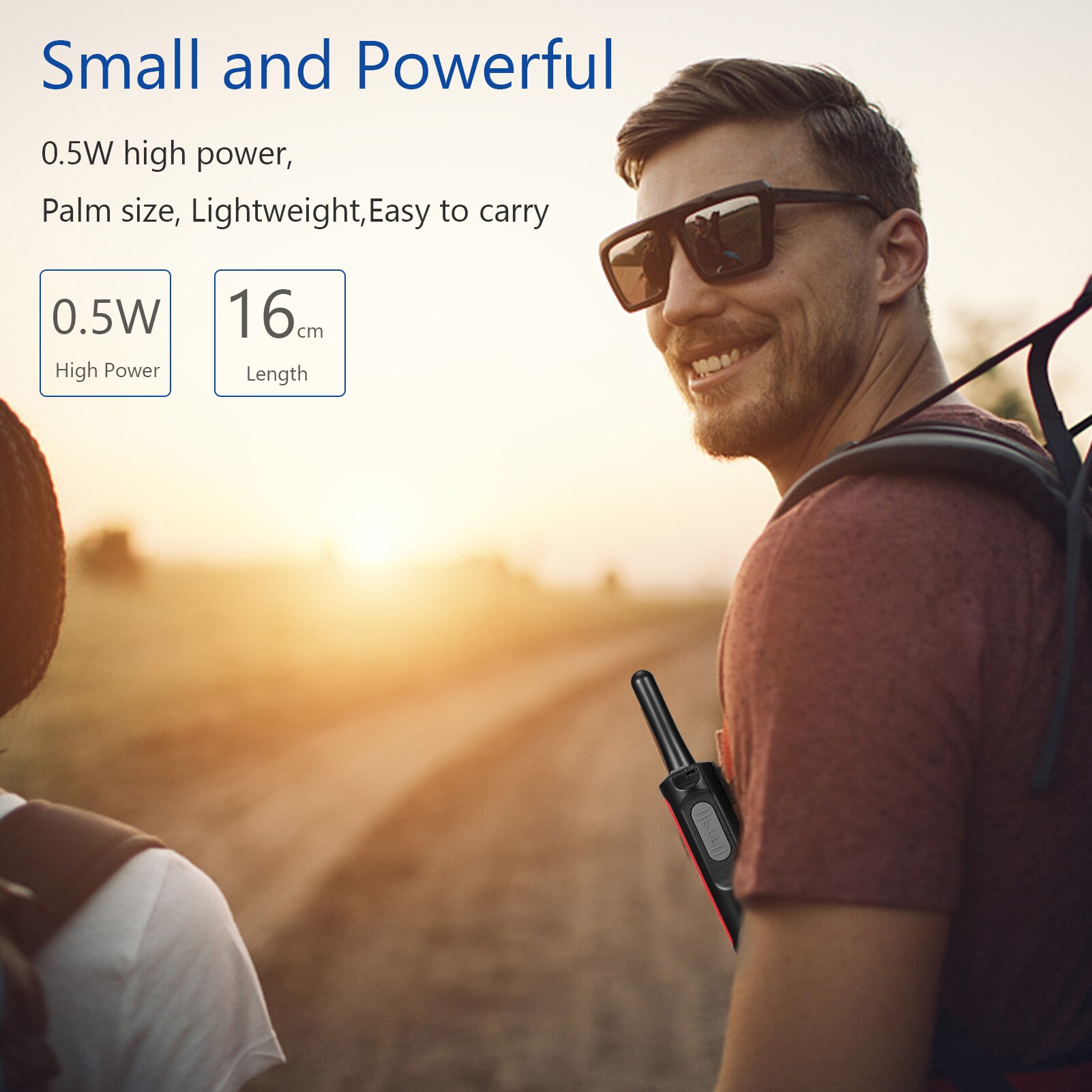 Volwassenen Kids Walkie Talkies Lange Bereik 22 Kanaals 0.5W Twee Manier Radio Voor Familie Outdoor Activiteiten Camping Wandelen, fietsen