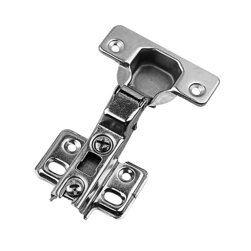 1pc kabinet hængsler rustfrit stål dør hydrauliske hængsler dæmperbuffer soft close til kabinet skabsmøbler tilbehør: Halvt overlay