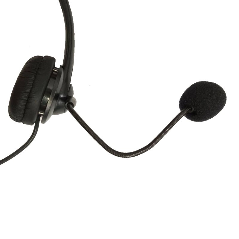 XQF Over-the-kopf Hörer Headset [Swivel Boom Mikrofon] [Noise Cancelling] Für Motorola Funk GP88 GP2000 GP300 Walkie Talkie