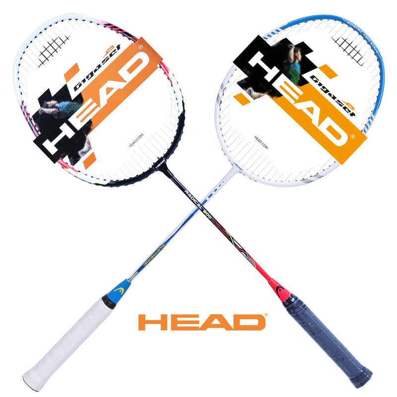 2 Pieces HEAD badminton rackets carbon Light Badminton Racquet Sports Badminton SM630/680 with strung for couple: SM630 2 rackets