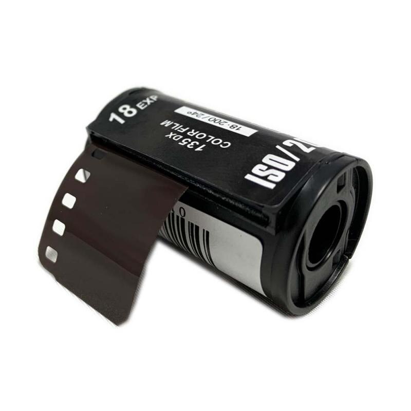 Lomo-Película de cámara portátil de 35mm, Mini película de 200 sensibilidad, 18 películas para principiantes, 30g, para cámara impermeable de 135 formato