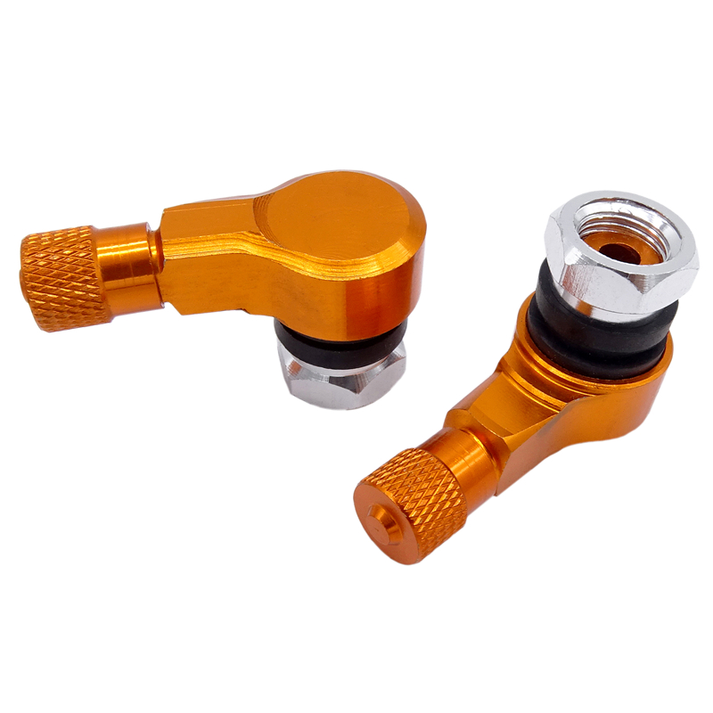 1 para uniwersalny 90 stopni 11.3mm zmodyfikowane motocyklowe nakładki na wentyl Moto ATV skuter opon zawór pnie akcesoria