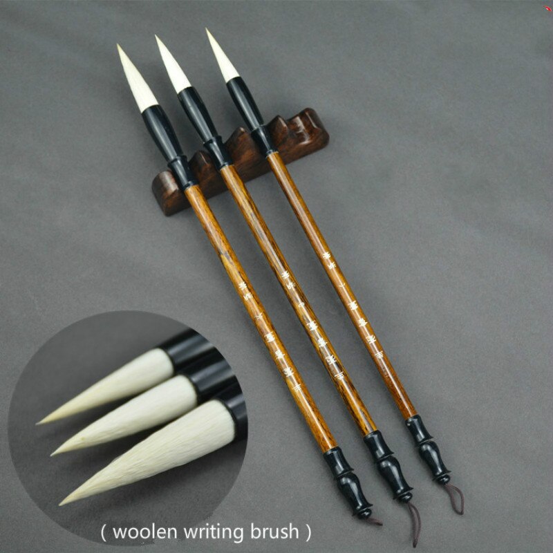 Chinese Traditional Calligraphy Brush Pen Set Regular Script Writing Brush Watercolor Landscape Painting Calligraphy Tinta China
