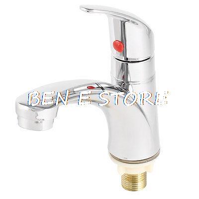 Lavatory 20mm 1/2"PT Dia Male Thread Water Tap Washbasin Faucet Replacements