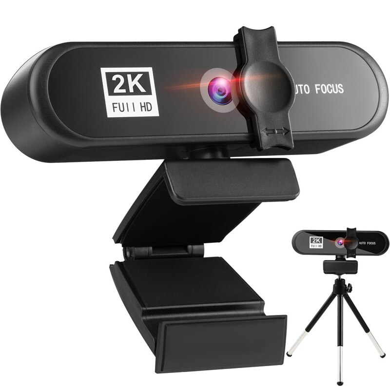 4K autofokus 1080P kamera internetowa komputer USB robić komputera kamera internetowa laptop ambona z mikrofon stereofoniczny pokrywa prywatności dla Powiększenie Skype Facetime: 2K