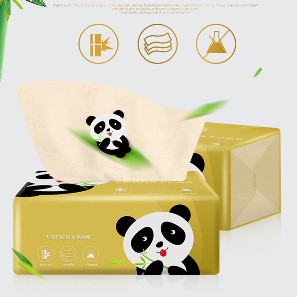 6PCS Silky Smooth Soft Premium 3-Ply Toilet Paper Kitchen Toilet Facial Tissues Soft Absorbent Tissues Paper 100% Natural Wood