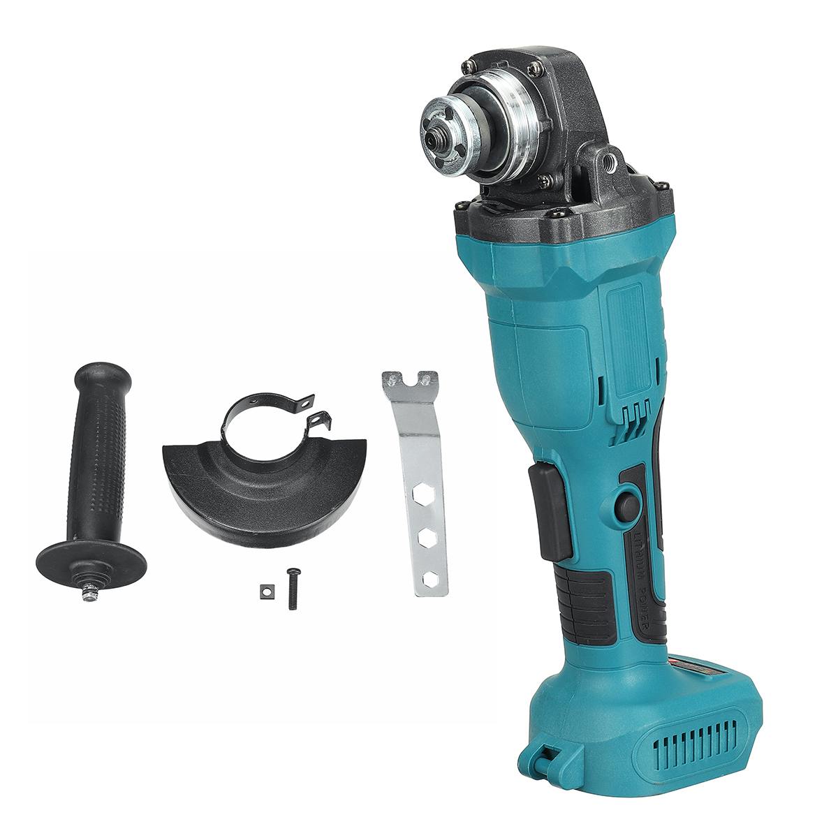 100mm 8500rpm Brushless Electric Angle Grinder Variable Speed Cutting Machine DIY Woodworking Power Tool for Makita 18V Battery