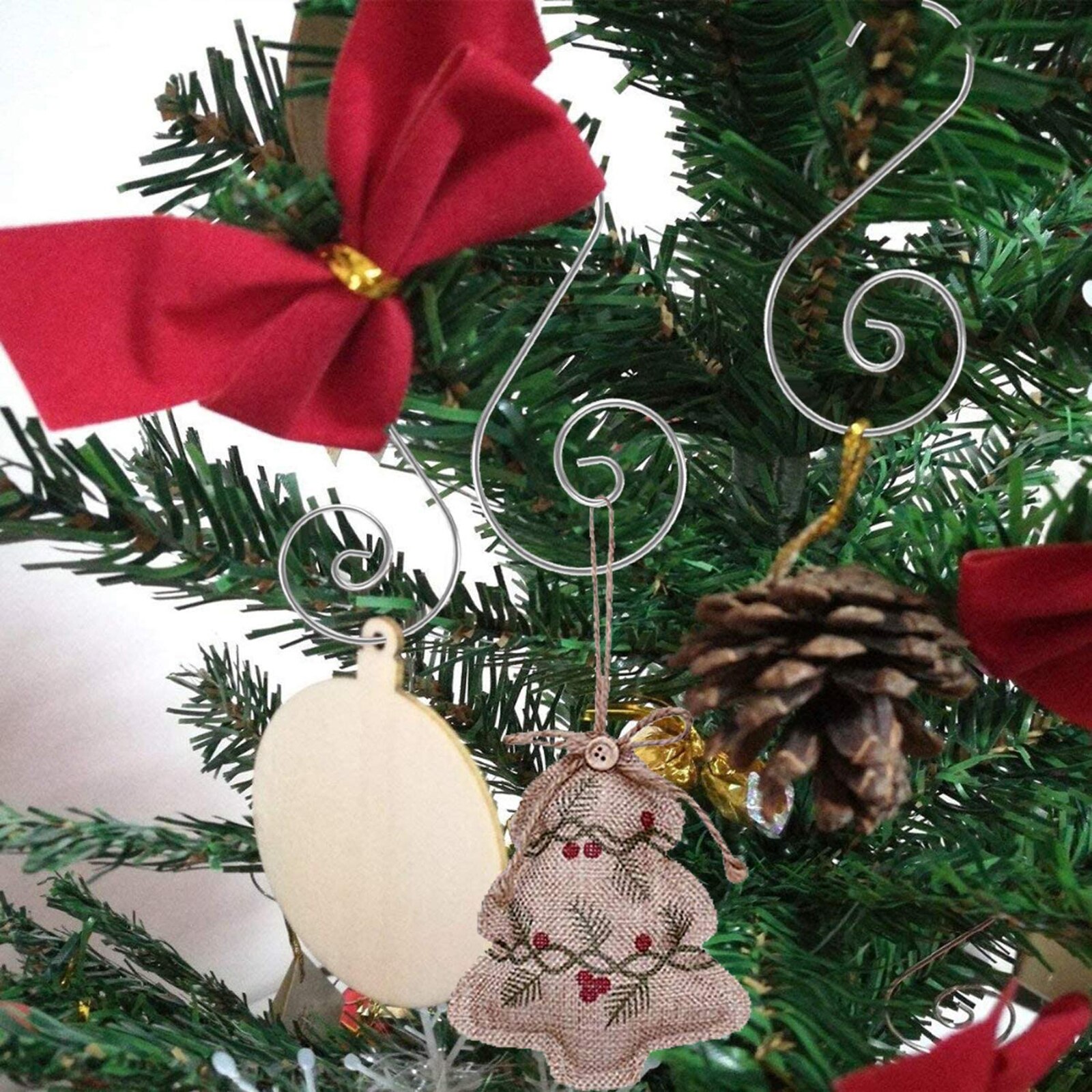 Kerstboom Houder Decoratie Metalen S-vorm Haken S Haak Ornamenten Voor Home Office Multipurpose Accessoires Kerst Haken