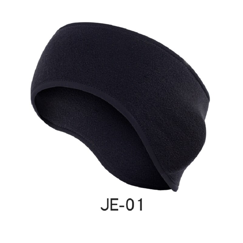 Hiver unisexe Ski cache-oreilles, polaire laine bandeau en cours d'exécution cyclisme Sport élastique foulard cache-oreilles cache-oreilles: Black