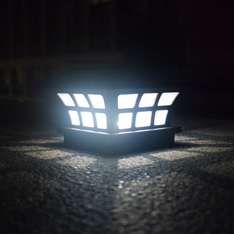 T-soloppgang solgjerde lampe sollys  ip65 utendørs sollampe til hagesti firkantet dekorasjon landskap lys sollampe