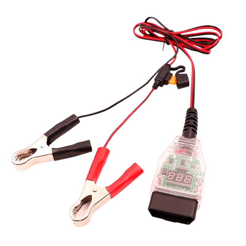 Universal OBD2 Automotive Battery replacement Tool Car Computer Memory Saver Digital Display Replacement Det N84F