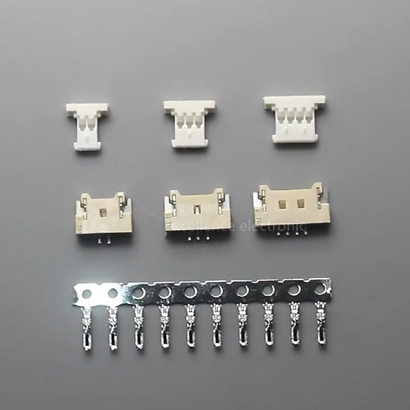 10 jeux de connecteurs MX1.25 51146, 1.25mm, Type Ultra-fin, prise horizontale SMD + boîtier + bornes 2P 3P 4P 5P 6P
