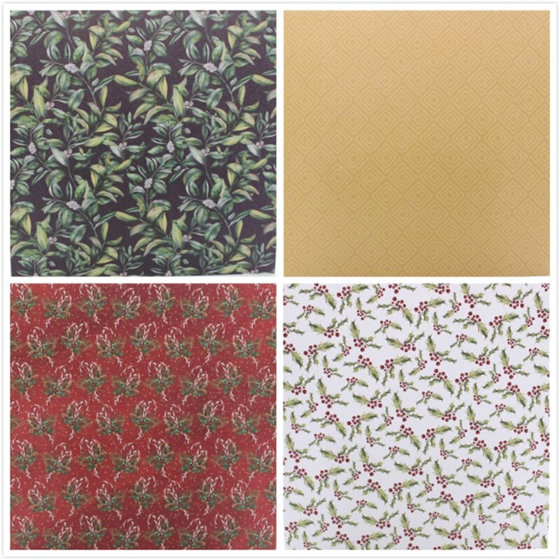 KSCRAFT 12pc Christmas party Scrapbooking Pads Paper Origami Art Background Paper Card Making DIY Scrapbook Paper Craft