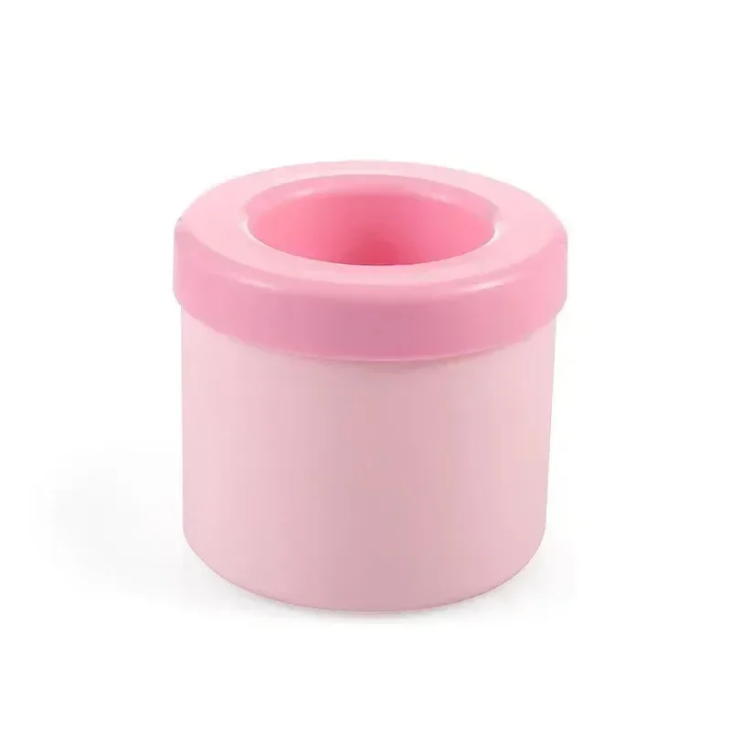Round Ice Cube Mold Summer Silicone Ice Bucket Diy Homemade Refrigerator Freeze Ice Maker Ice Cube Mold Barware Tool: Red